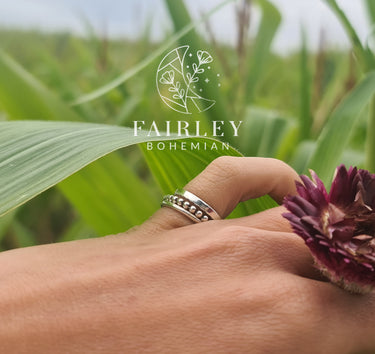 set of 3 stacking rings sterling silver gift set